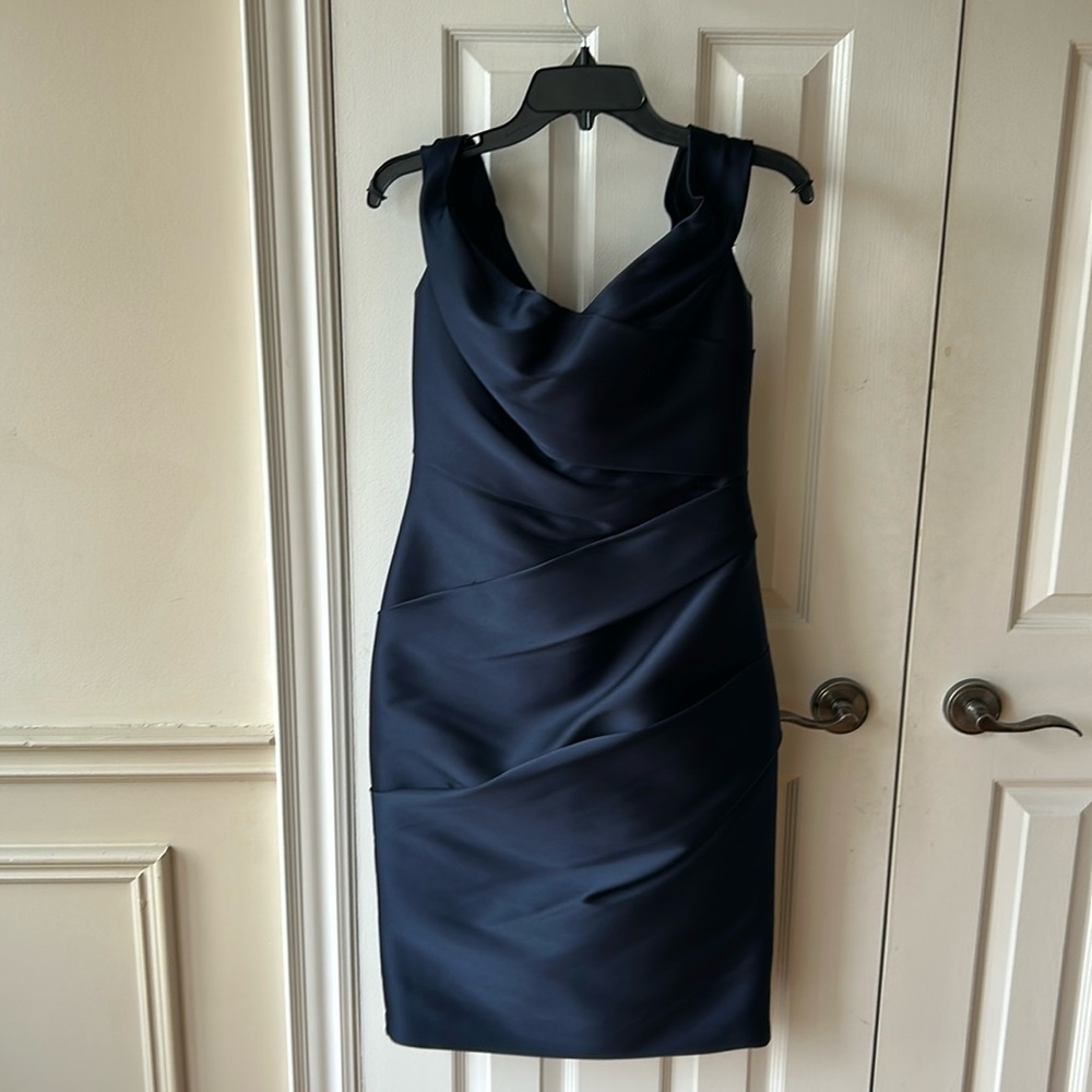 Monique Lhuillier Collection Sleeveless Midnight Dress
